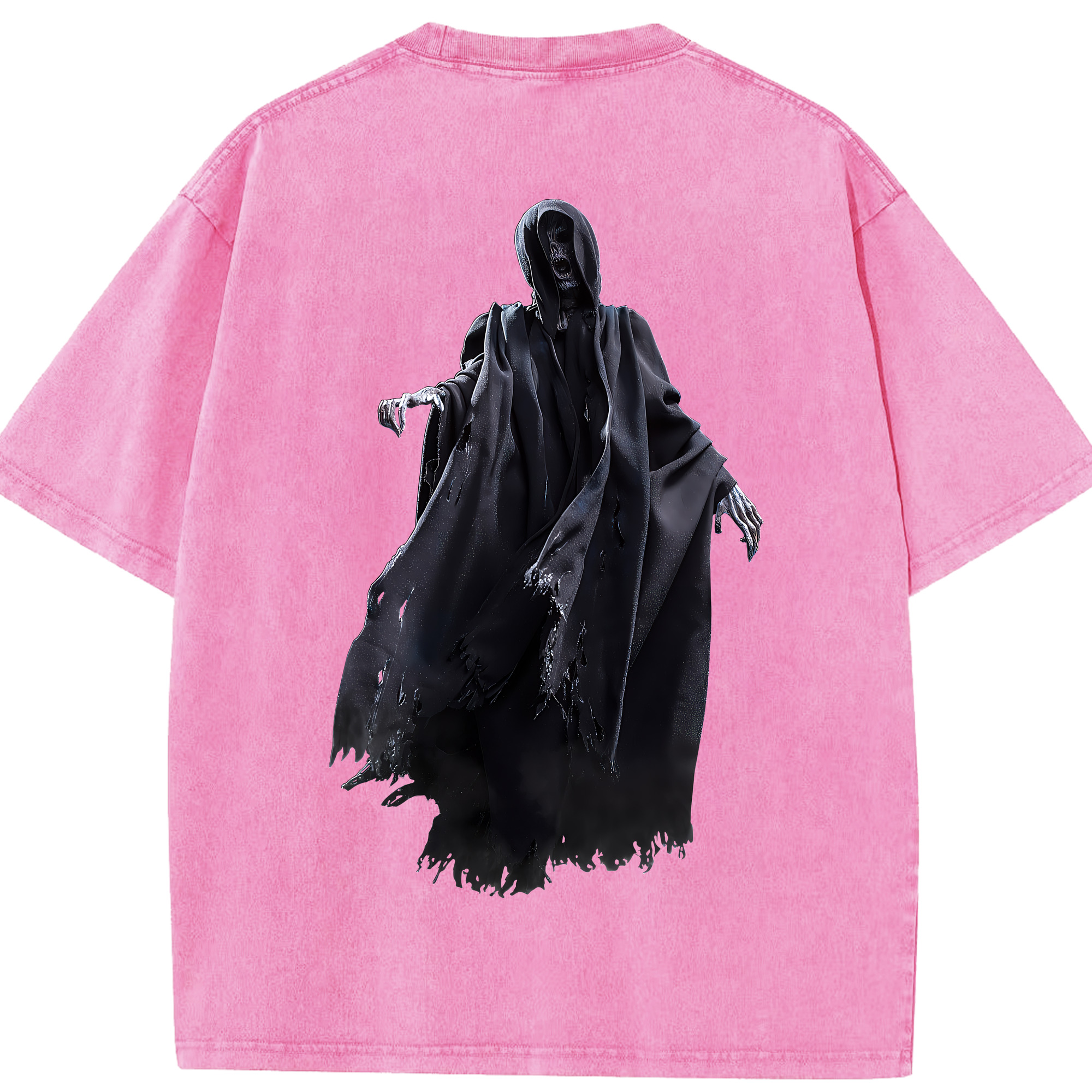 （画像用） Harry Potter ハリー・ポッターシリーズ 綿100% ヴィンテージ風 半袖Tシャツ（背面プリント）